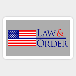 Thin Blue Line  - Law & Order Sticker